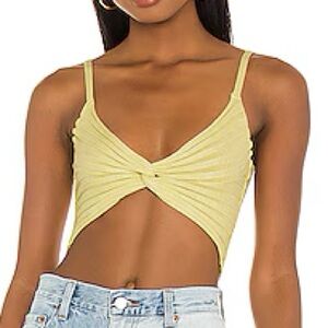 REVOLVE CARLA KNOT TOP IN YELLOW